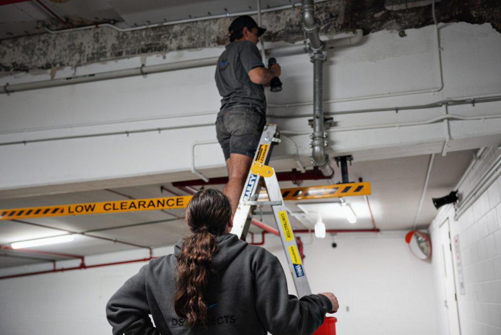 concrete leak repair